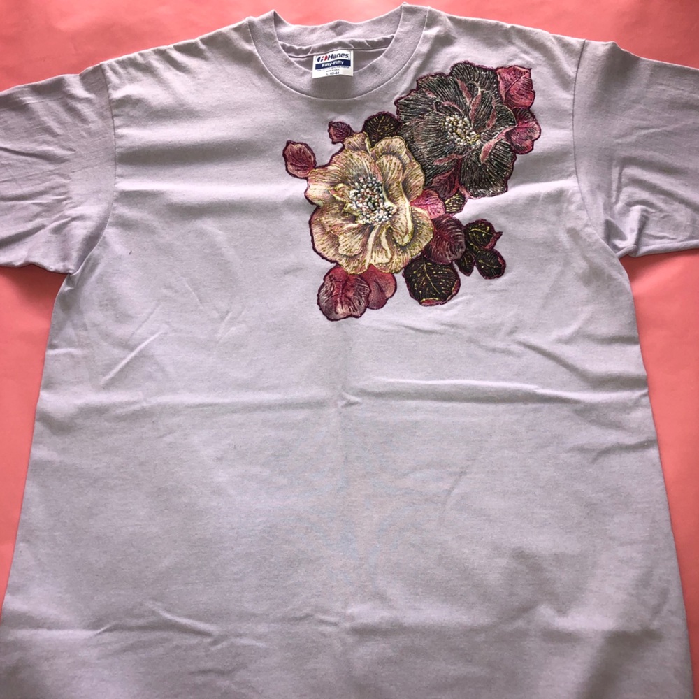 Vintage Custom Flower T-Shirt